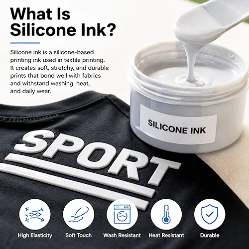 O que é tinta de silicone? Guia completo para impressão têxtil