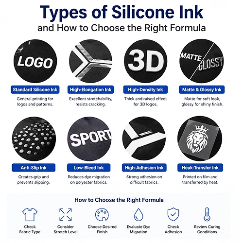 Tipos de tinta de silicone e como escolher a fórmula certa